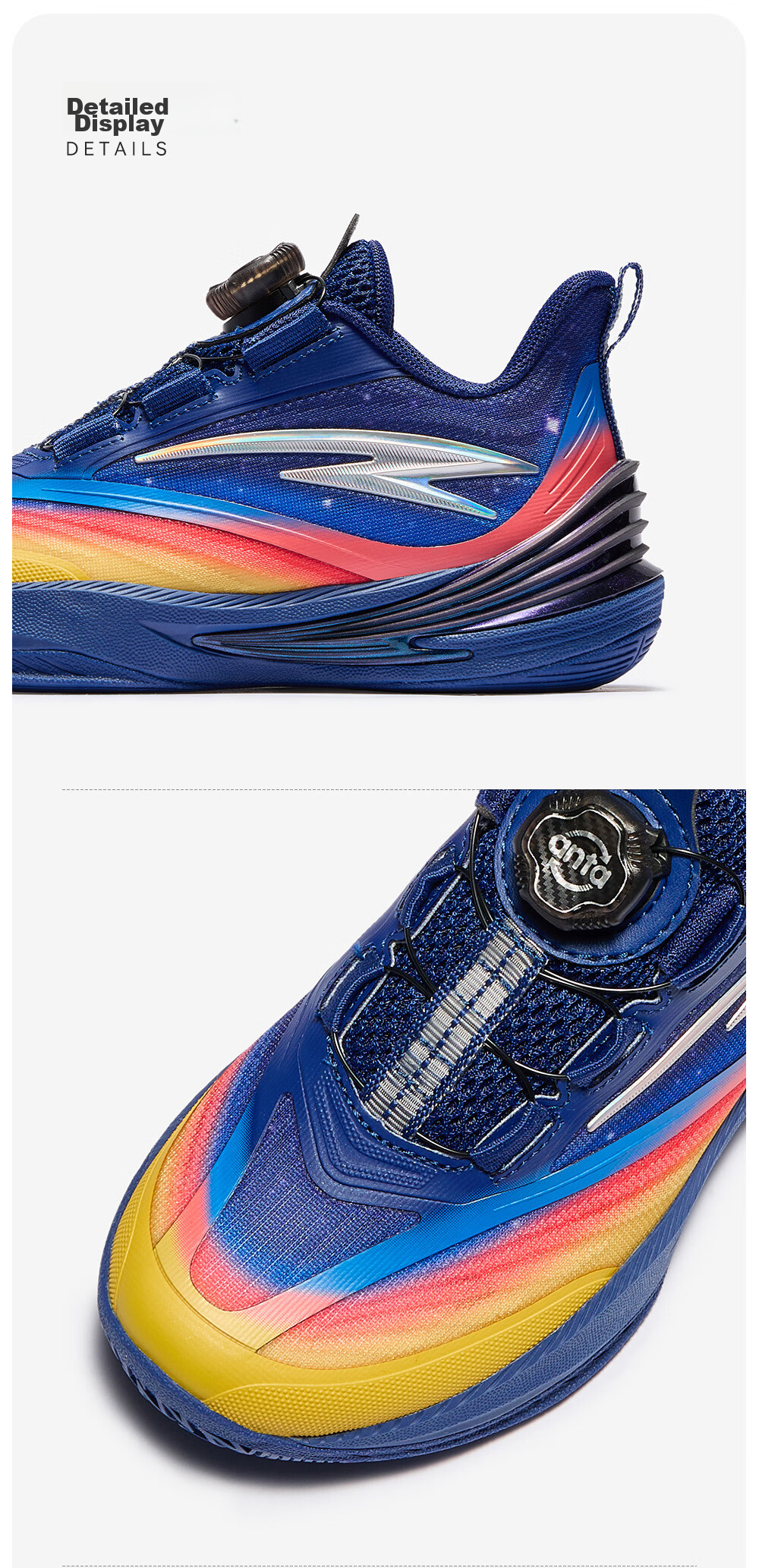 Anta Kids Sports Shoes Boys Toddler 2026 Durable Professional Spark X Basketball Shoes 312639950 22